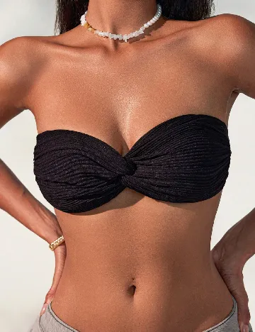 Sutien de baie SHEIN, negru