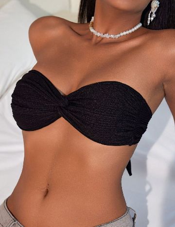 Sutien de baie SHEIN, negru