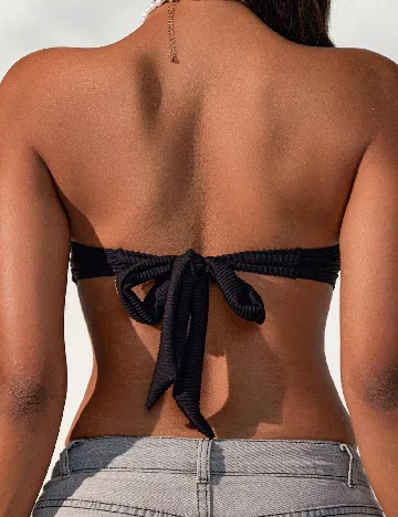 Sutien de baie SHEIN, negru