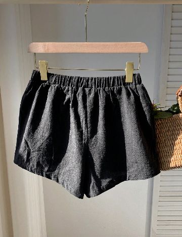 Pantaloni scurti SHEIN, negru