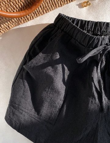 Pantaloni scurti SHEIN, negru