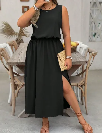 Rochie medie SHEIN CURVE, negru