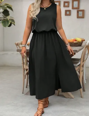 Rochie medie SHEIN CURVE, negru