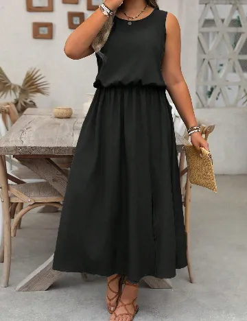 Rochie medie SHEIN CURVE, negru