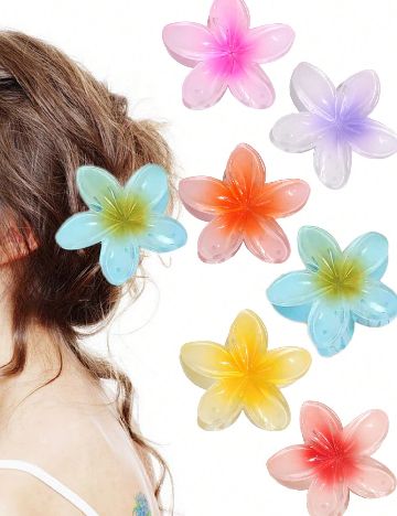 Set clame de par 6 bucati SHEIN, mix culori