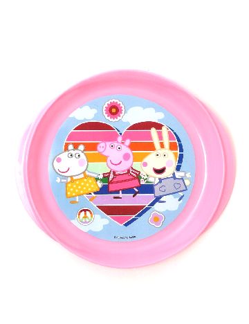 Farfurie de plastic Durabo, roz