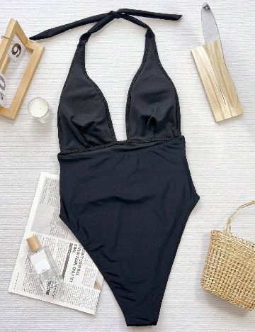 Costum de baie SHEIN, negru