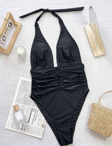 Costum de baie SHEIN, negru