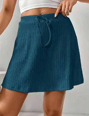 Fusta pantalon SHEIN, albastru