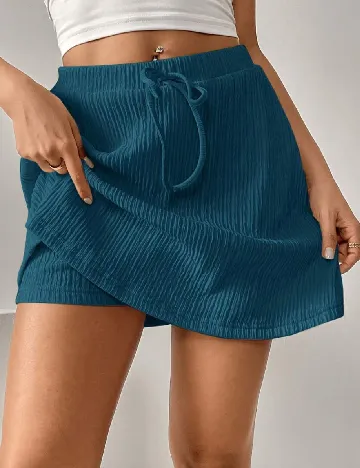 Fusta pantalon SHEIN, albastru