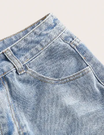 Pantaloni scurti SHEIN, albastru