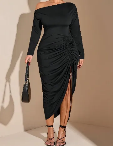 Rochie medie SHEIN CURVE, negru