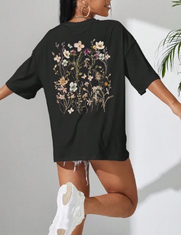 Tricou Oversize SHEIN, negru