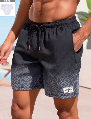 Short de baie SHEIN, gri