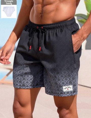 Short de baie SHEIN, gri