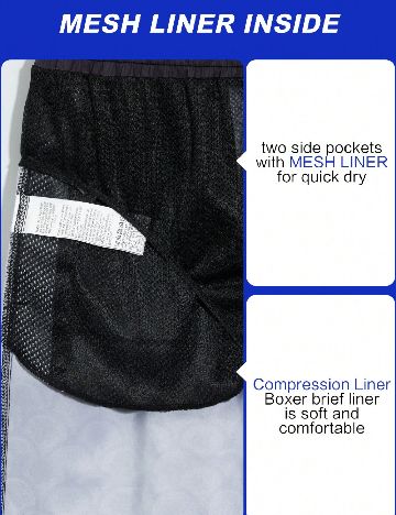 Short de baie SHEIN, gri