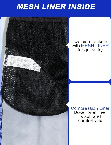 Short de baie SHEIN, gri