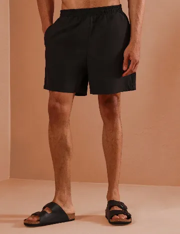 Pantaloni scurti SUMWON, negru