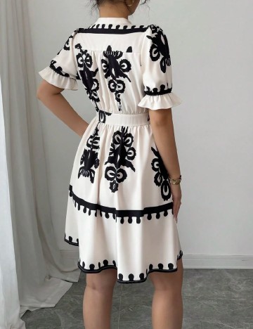 Rochie scurta SHEIN, ecru