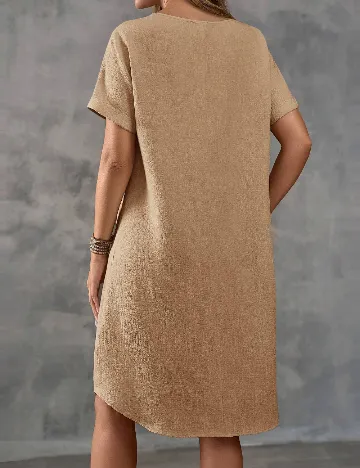 Rochie medie Emery Rose, maro