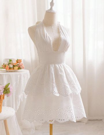 Rochie scurta SHEIN, alb