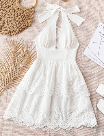 Rochie scurta SHEIN, alb