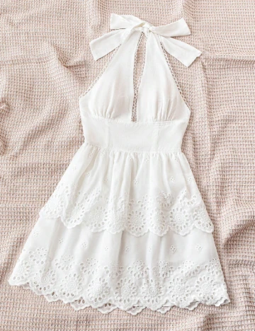 Rochie scurta SHEIN, alb