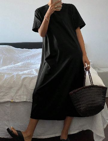 Rochie medie SHEIN, negru