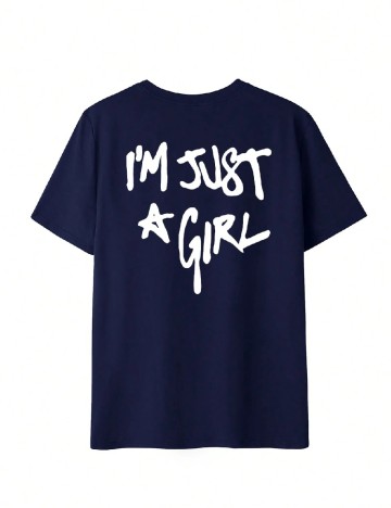 Tricou SHEIN, bleumarin