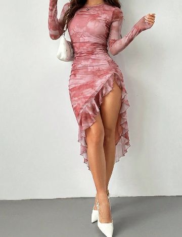 Rochie medie SHEIN, roz