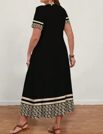 Rochie lunga Emery Rose Curve, negru