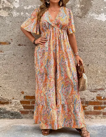 Salopeta SHEIN CURVE, mix culori