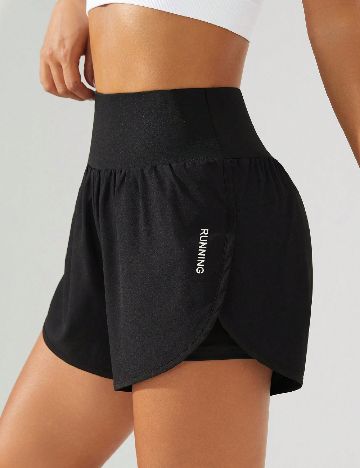 Pantaloni scurti SHEIN, negru