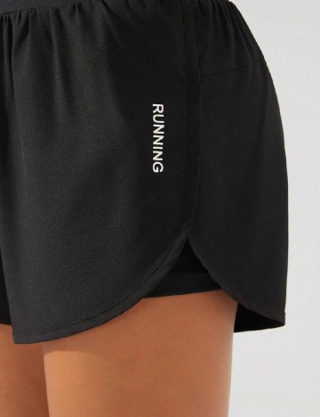 Pantaloni scurti SHEIN, negru