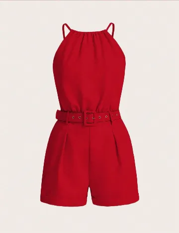 Salopeta SHEIN, rosu