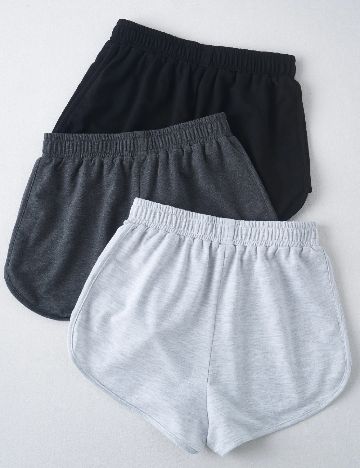 Set Pantaloni scurti 3 perechi SHEIN, mix culori