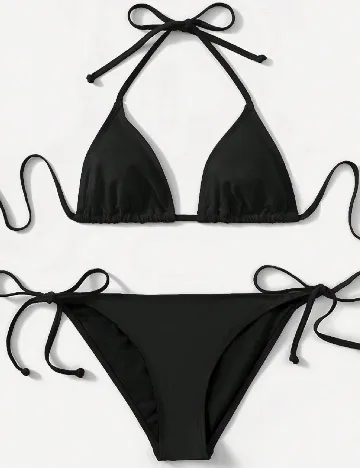 Costum de baie SHEIN, negru