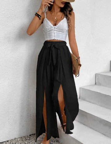 Pantaloni SHEIN, negru