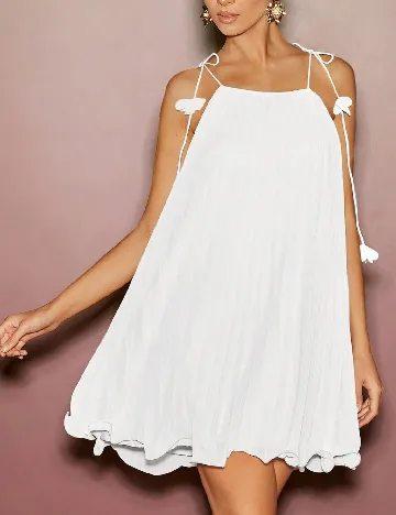 Rochie scurta SHEIN, alb