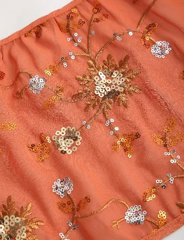 Top SHEIN, portocaliu