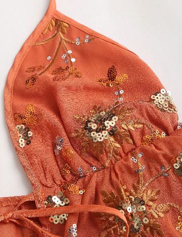 Top SHEIN, portocaliu