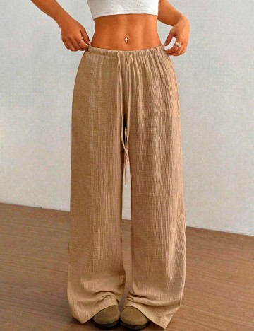 Pantaloni SHEIN, maro