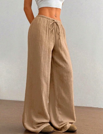 Pantaloni SHEIN, maro