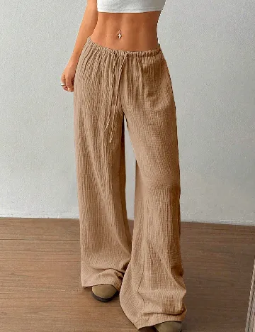 Pantaloni SHEIN, maro