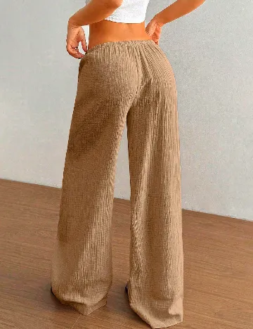 Pantaloni SHEIN, maro