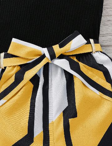 Salopeta Shein Kids, mix culori