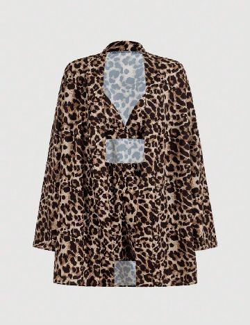 Compleu De Plaja SHEIN, animal print