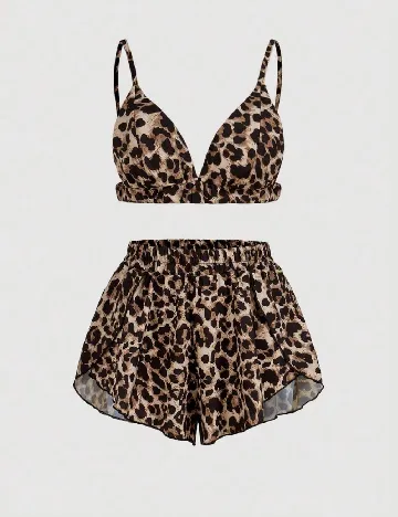 Compleu De Plaja SHEIN, animal print