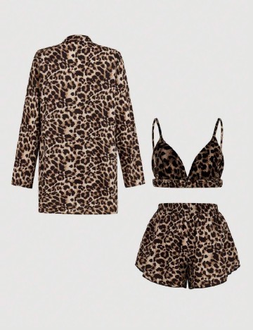 Compleu De Plaja SHEIN, animal print