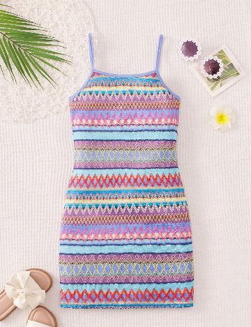 Rochie Shein Kids, mix culori